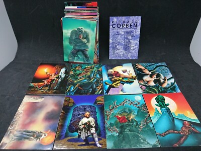 RICHARD CORBEN 1993 COMIC IMAGES COMPLETE BASE CARD SET OF 90 McNabb Studios