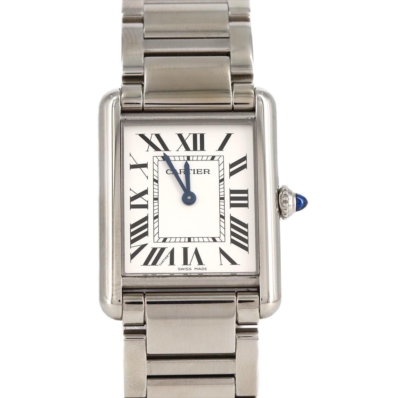 Authentic Cartier Tank Master LM WSTA0052 Stainless Steel Quartz Watch 2700039981919