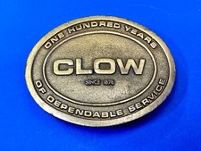 Clow Mining Co Since 1878 -100 Years Of Dependable Service Hit-Line Belt Buckle