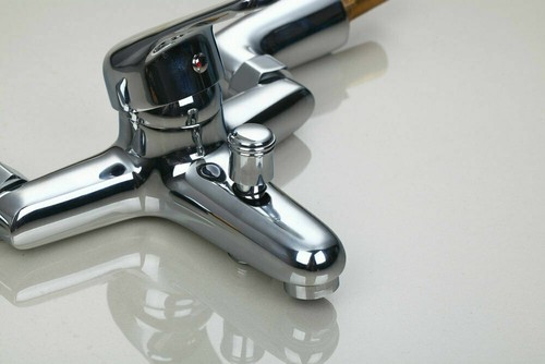 Bathroom Basin Sink Tub Shower Faucet Hand Shower Plastic Spray Deck Mount Tap - Picture 7 of 10