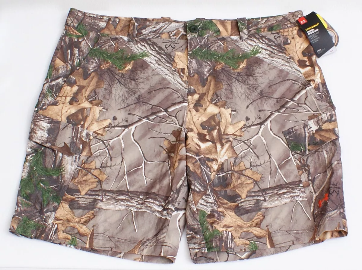 Under Armour Hydro Armour UA Fish Hunter Realtree Camo Fishing Shorts Men's Nwt - Regular - 30