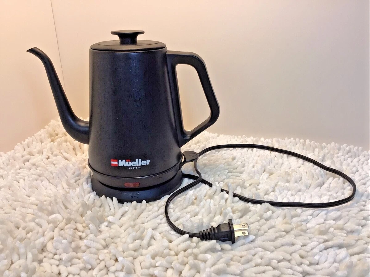 Mueller Electric Gooseneck Kettle Pour Over Drip Set GS-710 Drip Coffee  34oz.