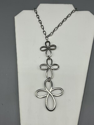 VINTAGE REED AND BARTON TIER INFINITY FLOWER PEWTER