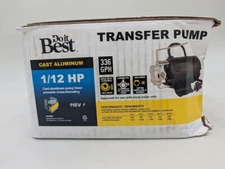 Do It Best Water Pump 47307 Garden Hose Mini Utility Transfer Pump Electric