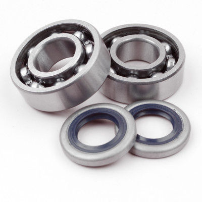 #ad #ad Crankshaft Crank Bearings Oil Seals Set For Husqvarna 51 55 254 257 262 357 359 $10.77