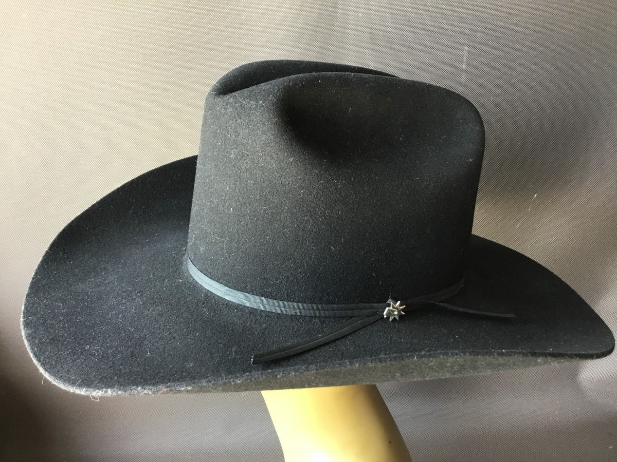 BAILEY X DOUBLE X MEN'S BLACK WESTERN COWBOY HAT FUR BLEND ECU | eBay