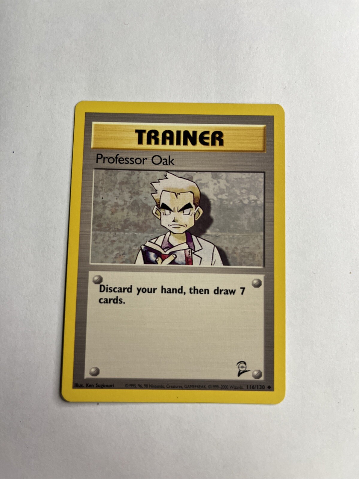 NM-Mint, English Pokemon Professor Oak - 116/130 - Uncommon - Unlimited