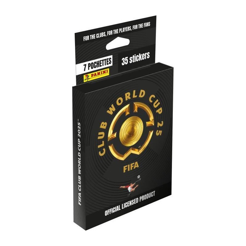 Panini Clubs World Cup 2025 pochette stickers collection football blister 35 vignettes