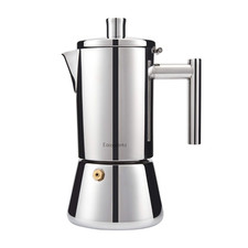 Cafetera italiana Easyworkz Diego Pot de 6 tazas apta para inducción acero 300ml