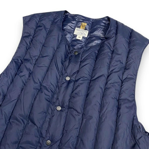 Rocky Mountain Featherbed Down Vest Navy Size 42 Used Excellent | eBay