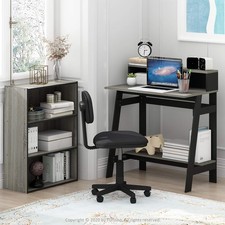 Laptop Table Computer Desk Frame Small Spaces Home Workstation Office Furniture