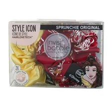 Invisibobble Disney Princess HairLoveTech Style Icon Hair Scrunchies, Belle, ...