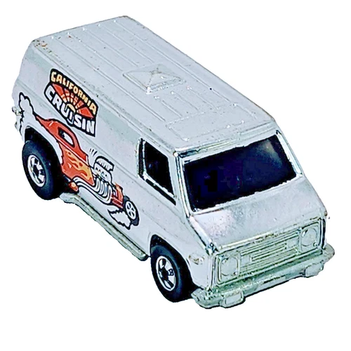 Vintage 1974 Hot Wheels California Cruisin Chrome Super Van BW Good Condition