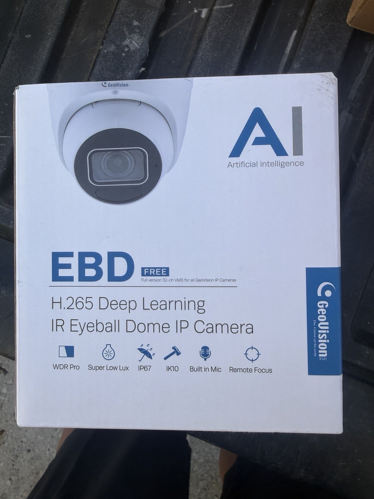 Geovision GV-EBD4813 AI 4MP H.265 5x Zoom Super Low Lux WDR 