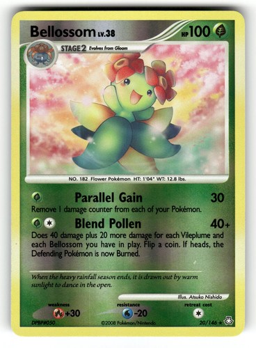 Bellossom NM 20/146 Reverse Holo Legends Awakened Pokemon Rare