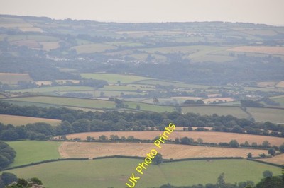 Photo A2 Teignbridge : Countryside Scenery Haytor Vale Looking out acros c2015