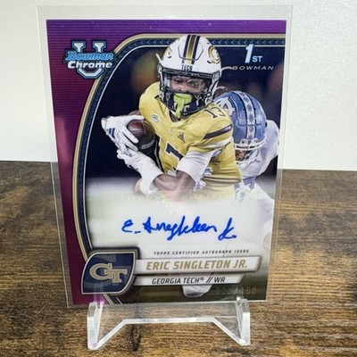 2024 Bowman University Chrome - Chrome Prospect Autographs Fuchsia Refractor...