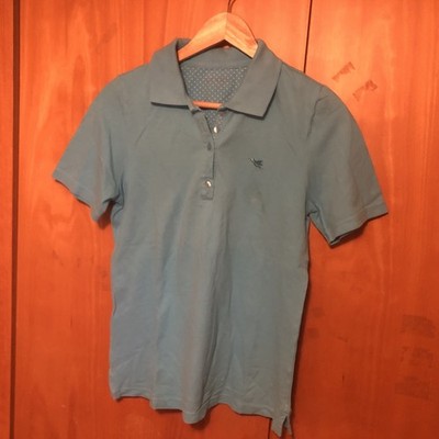 Blaues Damen Polohemd Gr S von Canda Polo Poloshirt 