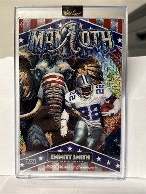 2025 Wild Card Jumbo National Exclusive Mammoth EMMITT SMITH #1/1 Cowboys HOF
