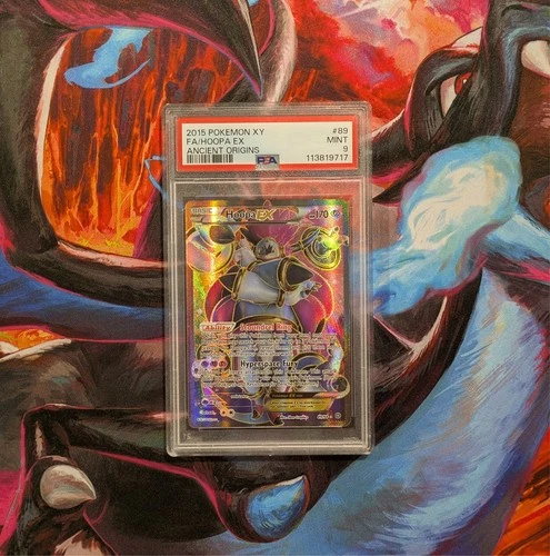 HOOPA EX Full Art Ultra Rare Holo #89/98 XY Ancient Origins PSA 9 MINT