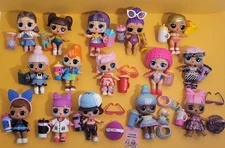 LOL. Surprise Dolls lot Of 15 With Bottles & Accessories 