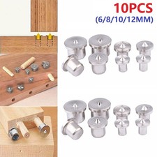 10Pcs Dowel Centre Point 6/8/10/12mm Wood Timber Marker Hole Tenon Center Set
