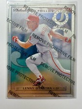 Donruss Leaf Steel 1996 Steel Stats Lenny Dykstra #30 Philadelphia Phillies