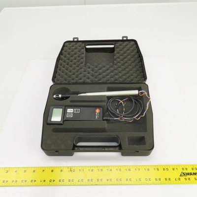 Testo 0560.4405 440 Airflow Meter Kit W/0635.9544 Needs New Cable