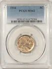 1916 BUFFALO NICKEL - PCGS MS-62