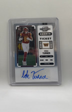 2022 Contenders Optic Cole Turner Rookie Autograph. Commanders. Titans. Dolphins