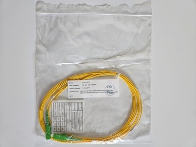 FIBER OPTIC PATCH CORD, JUMPER SMF-APC 2.0 mm 3.5M PN: PA1-001-CZB-CZB 3.5M