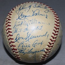 1951 -JACKIE ROBINSON/ROY CAMPANELLA- BROOKLYN DODGERS Signed/Autograph Baseball