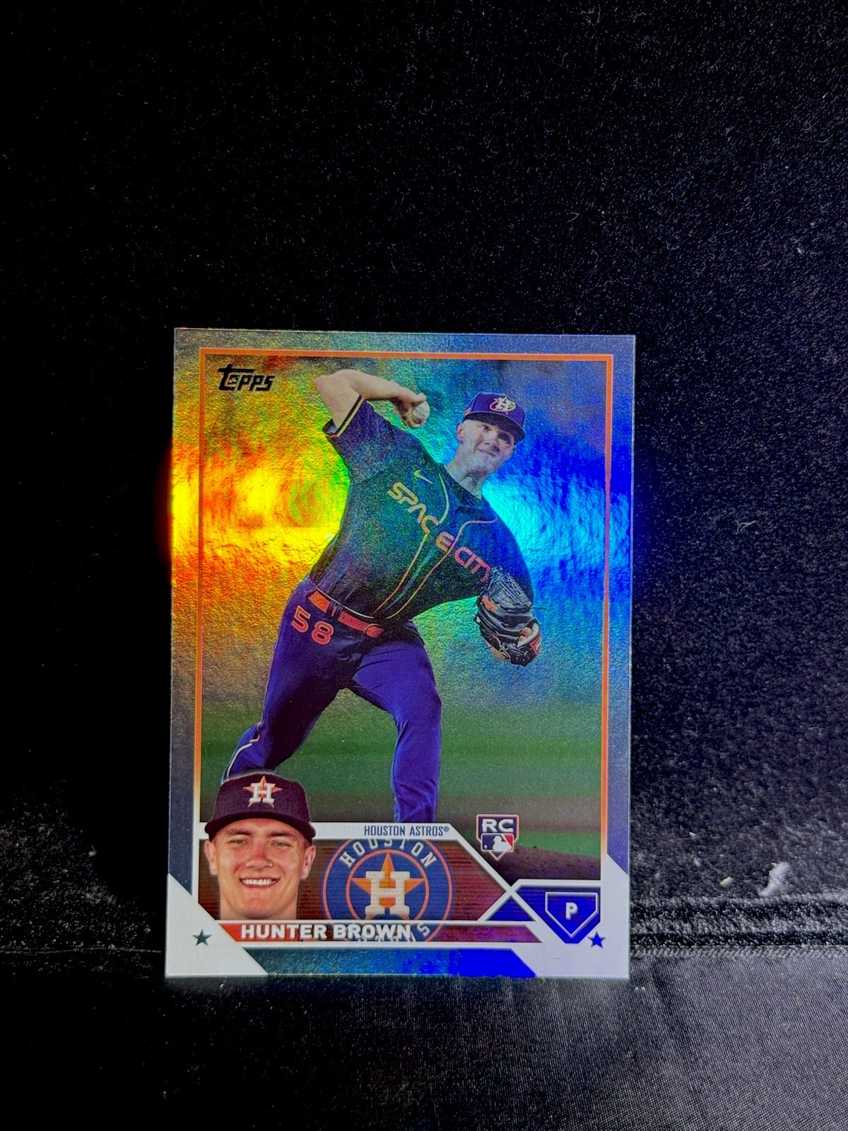 Hunter Brown 2023 Topps Rainbow Foil 111 Houston Astros Rookie