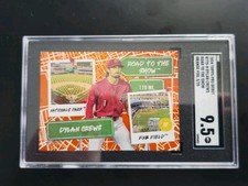 Dylan Crews 2024 Topps Road To The Show RTTS-8 Orange /25 SSP Nationals
