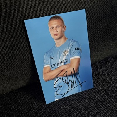 Erling Haaland Manchester City 2025 2026 | Foto 10x15 cm Autogramm