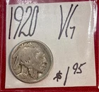 1920 Buffalo Nickel (VG) Very Good Condition! ENN Coins