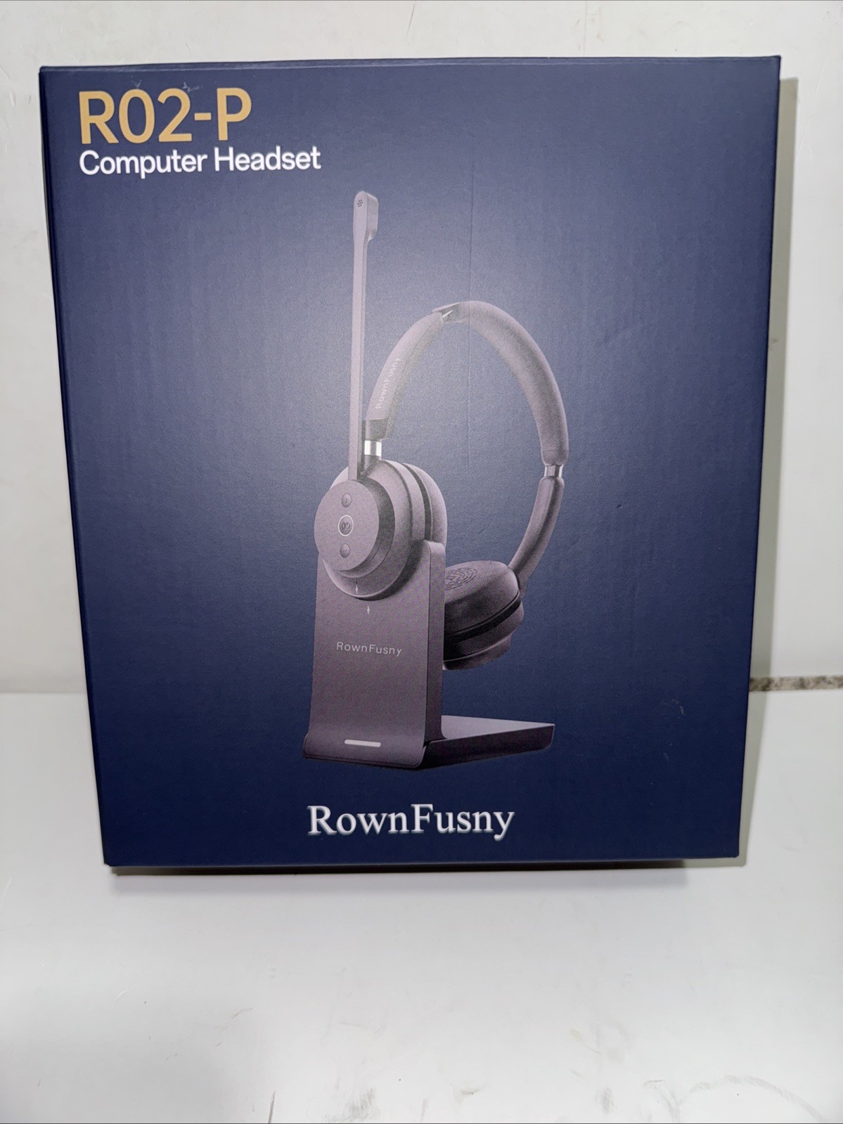 RownFusny Wireless Computer Headset R02-P New