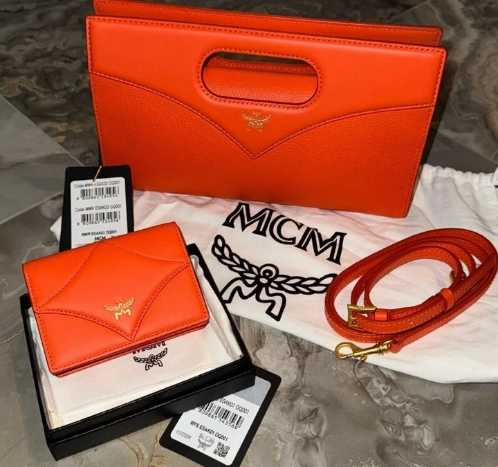 MCM Orange Bags & Handbags for Women for sale | eBay