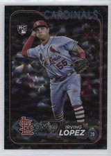 2024 Topps Series 2 Super Box Black Foil Irving Lopez #573 4z8