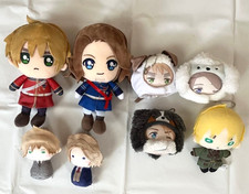Hetalia Chibi Plush Bulk Set USA UK France Fukukore AniZukin Nitotan Ages 13