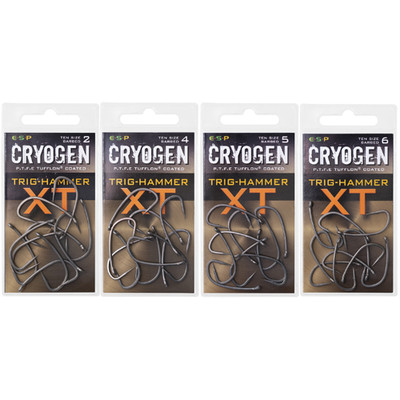 ESP Cryogen TrigHammer XT Haken extra stark technische Karpfen Angelhaken