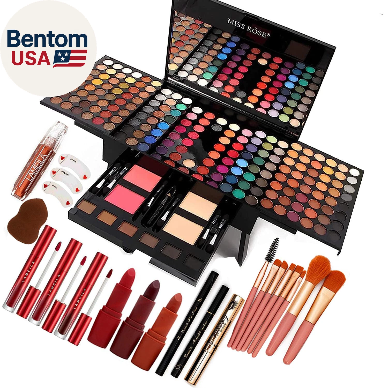 190 Colors Makeup Pallet,Professional Makeup Kit for Women Full Kit,All in One M
Opens in a new wind