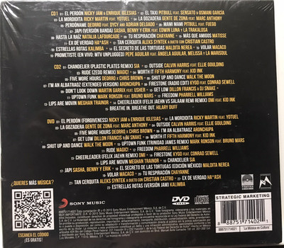 RARE 2cds + Dvd Nicky Jam Enrique Iglesias Taxi Mordidita Ricky Martin Perdon