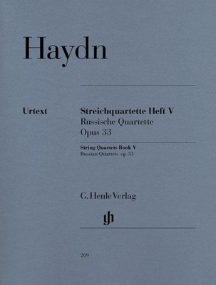 String Quartets [Russian Quartets] op. 33 Vol. 5 string quartet Haydn G. Henle V