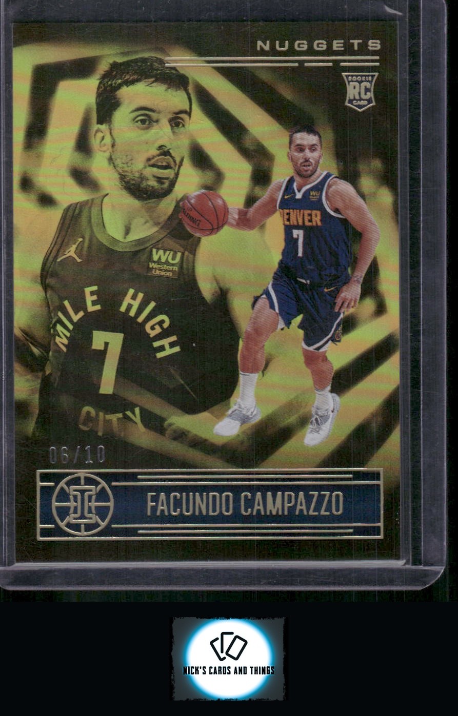2020-21 Panini Illusions #170 Facundo Campazzo Gold #/10