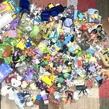 Junk Drawer Toy Lot 17lbs - Nickelodeon Disney McDonald’s Marvel DC Mini Brands
