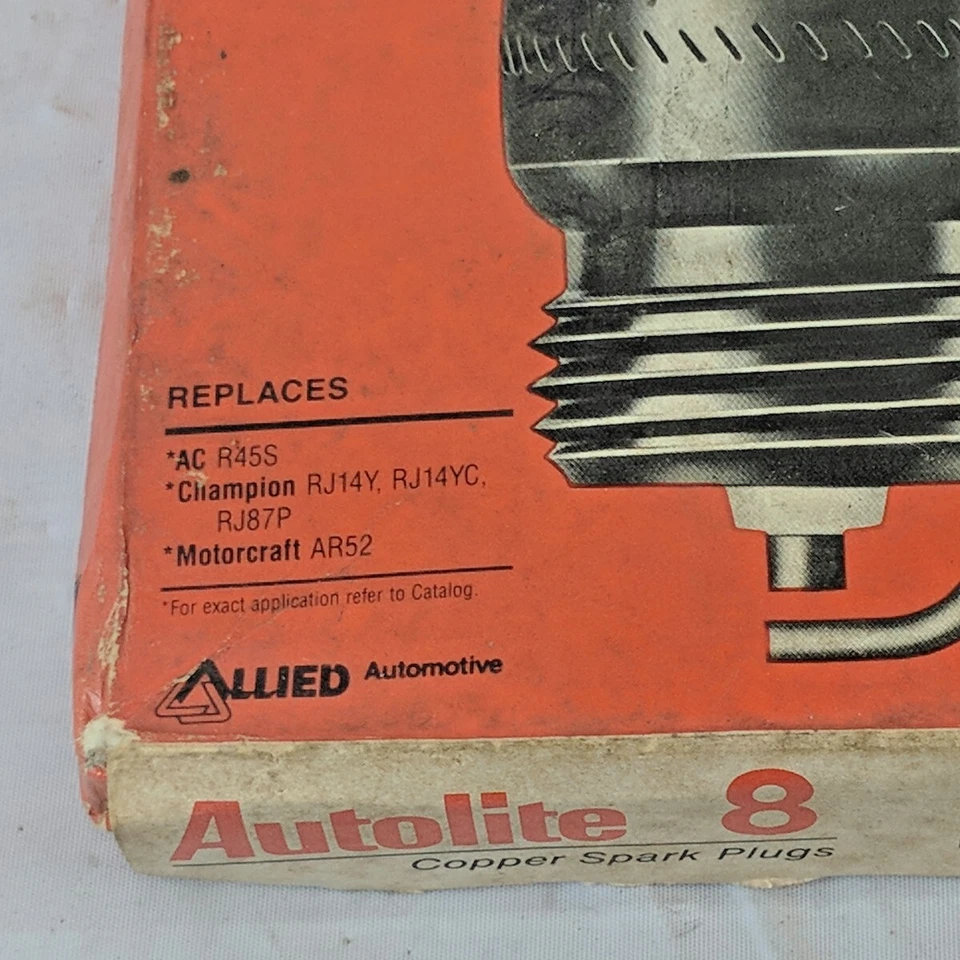4x Bujías de cobre Autolite 86 para Mazda RX7 1986-1988 R45S AR52 RJ14Y RJ14YC Foto 4 de 4
