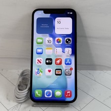 Apple iPhone 12 128GB Black A2172 Unlocked Verizon AT T T-Mobile H81