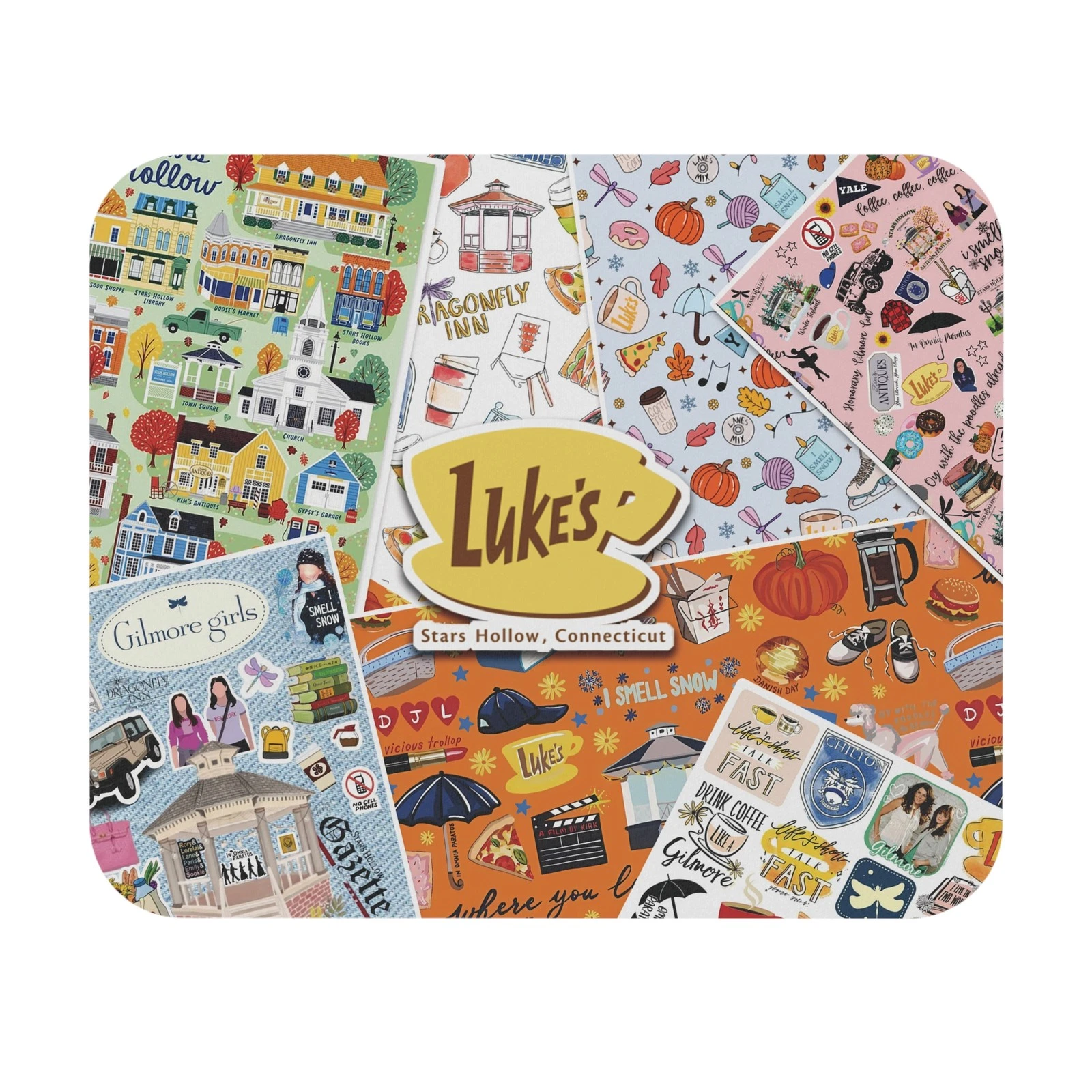 Gilmore Girls Mouse Pad for Office and Workspace Decor