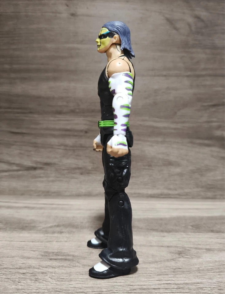 Figura de acción de lucha libre de Jeff Hardy serie 1 de Mattel Elite de la WWE AEW WWF Foto 4 de 4